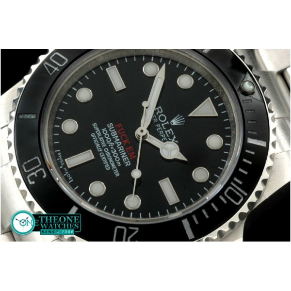 Rolex - 114060 No Date Black SS Sub A-2836