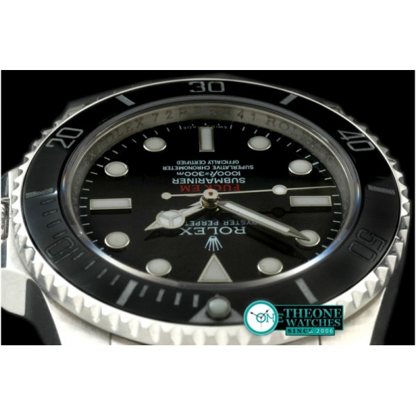 Rolex - 114060 No Date Black SS Sub A-2836