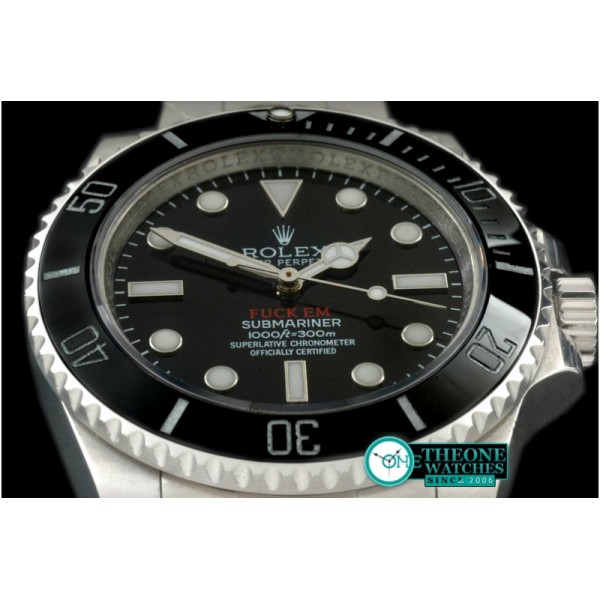 Rolex - 114060 No Date Black SS Sub A-2836