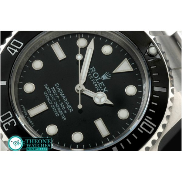 Rolex - 114060 No Date Black SS Sub A-2836