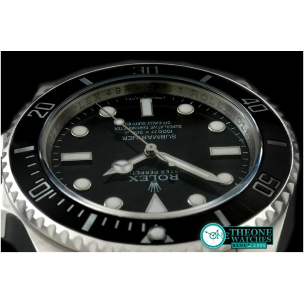 Rolex - 114060 No Date Black SS Sub A-2836