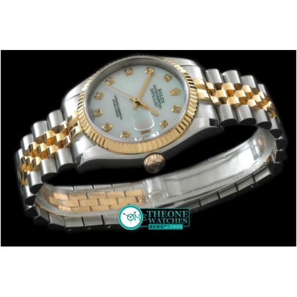 Rolex - 116233 MOP Wht Diam TT Swiss 2836