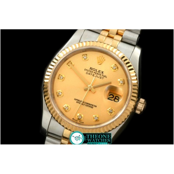 Rolex - 116233 Gold Diam TT Swiss 2836