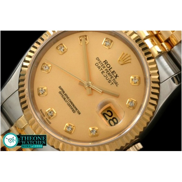 Rolex - 116233 Gold Diam TT Swiss 2836