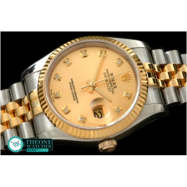 Rolex - 116233 Gold Diam TT Swiss 2836