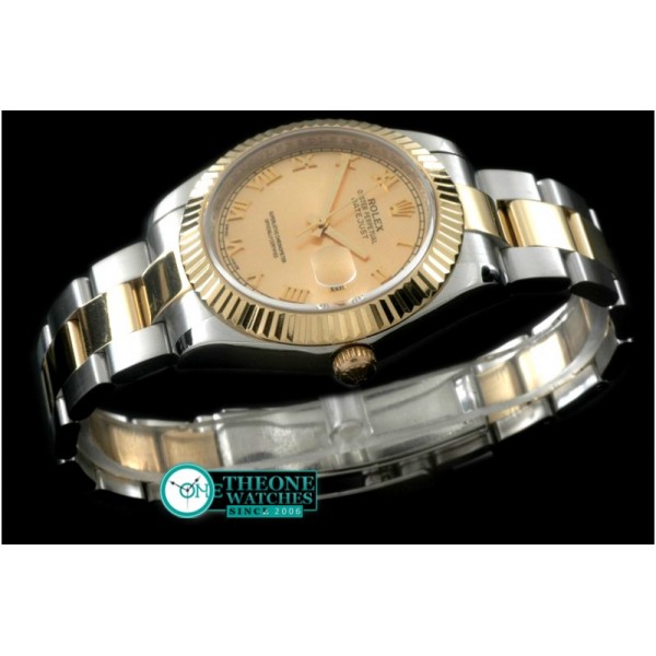 Rolex - SS/YG Oyster Fluted Gold Roman Asian Eta 2836-2