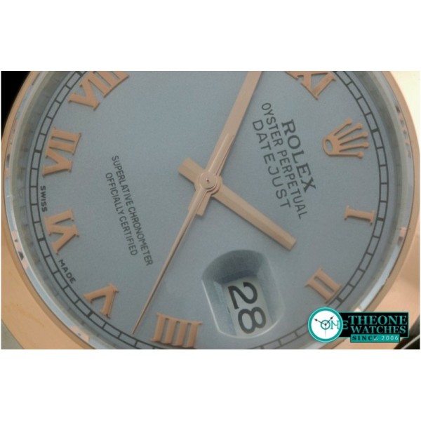 Rolex - SS/RG Oyster L-Blue Roman Asian Eta 2836-2