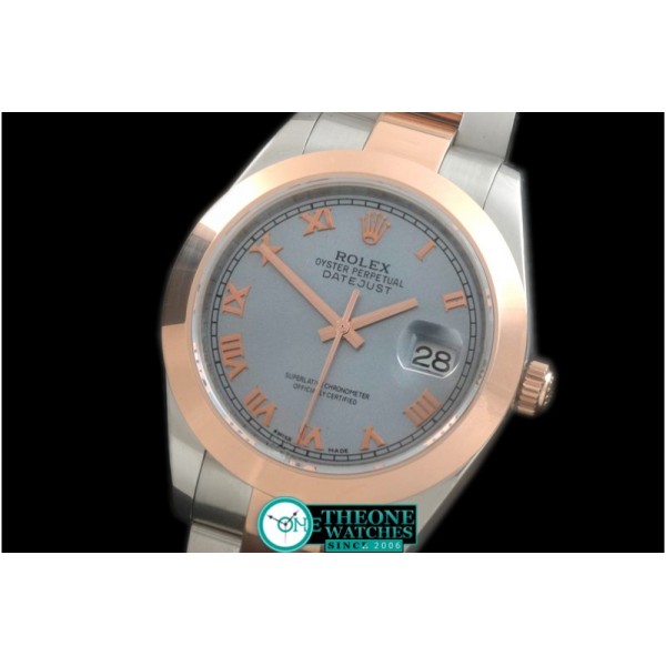 Rolex - SS/RG Oyster L-Blue Roman Asian Eta 2836-2