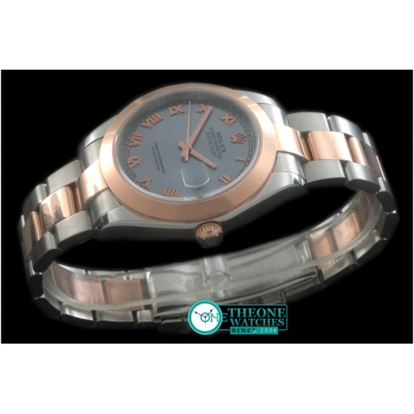 Rolex - SS/RG Oyster L-Blue Roman Asian Eta 2836-2