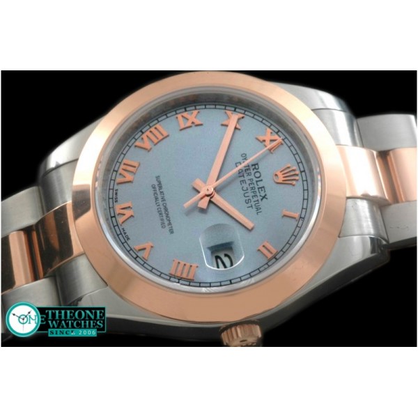 Rolex - SS/RG Oyster L-Blue Roman Asian Eta 2836-2