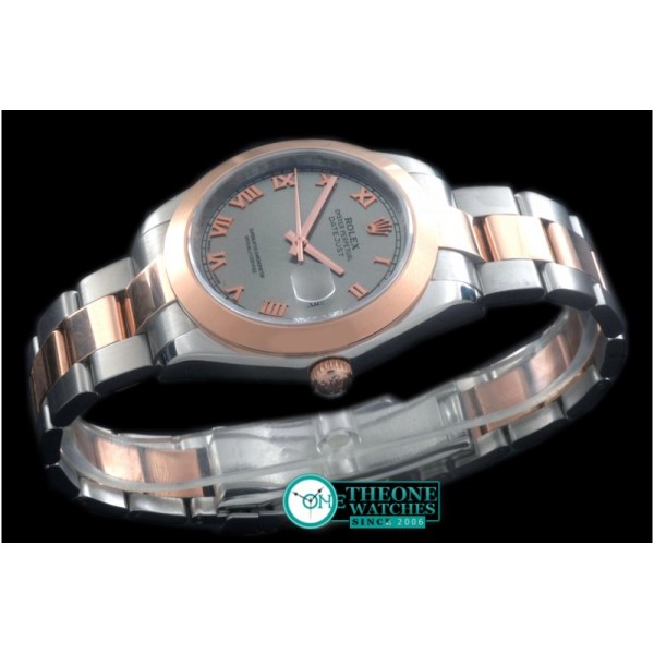 Rolex - SS/RG Oyster Grey Roman Asian Eta 2836-2