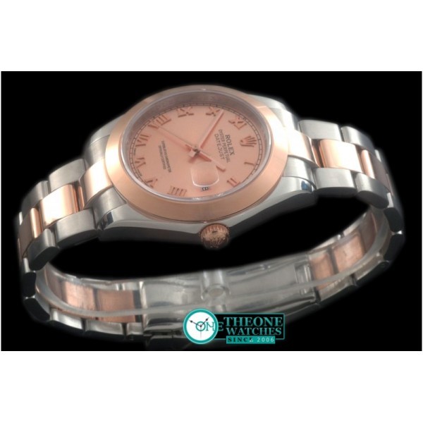 Rolex - SS/RG Oyster R-Gold Roman Asian Eta 2836-2