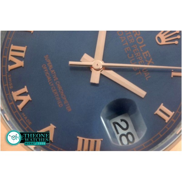 Rolex - SS/RG Oyster Blue Roman Asian Eta 2836-2