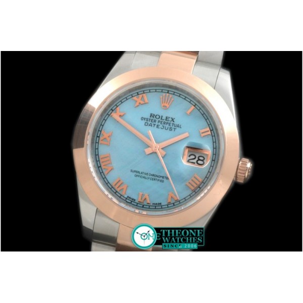Rolex - SS/RG Oyster M-Blue Roman Asian Eta 2836-2