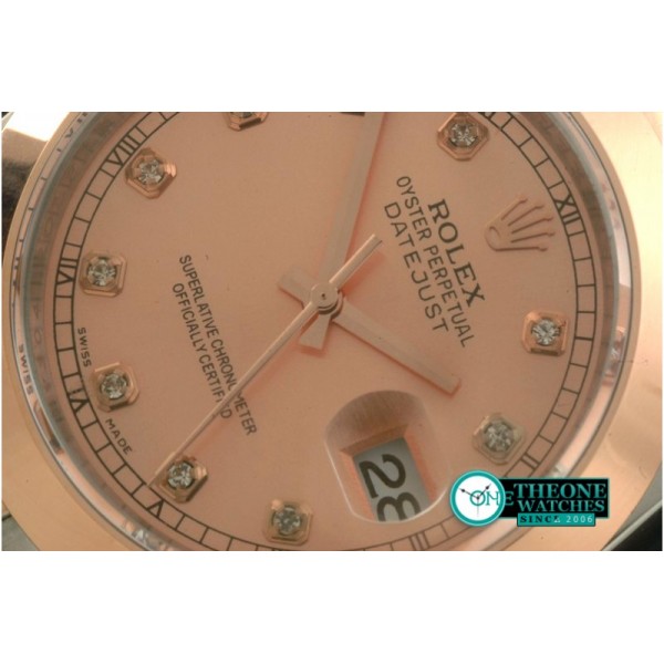 Rolex  - SS/RG Oyster R-Gold Diam Asian Eta 2836-2