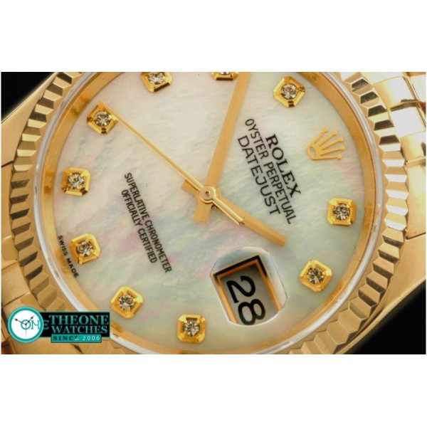 Rolex - 116238 MOP White Diam FG Swiss 2836