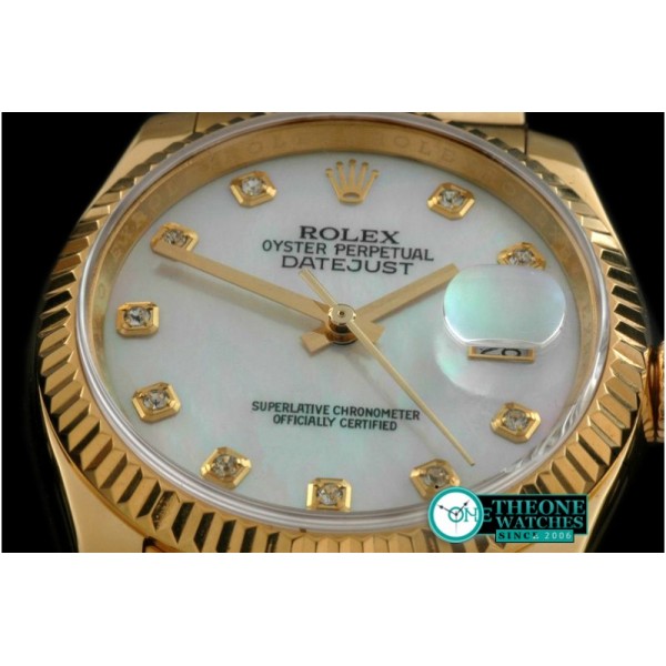 Rolex - 116238 MOP White Diam FG Swiss 2836