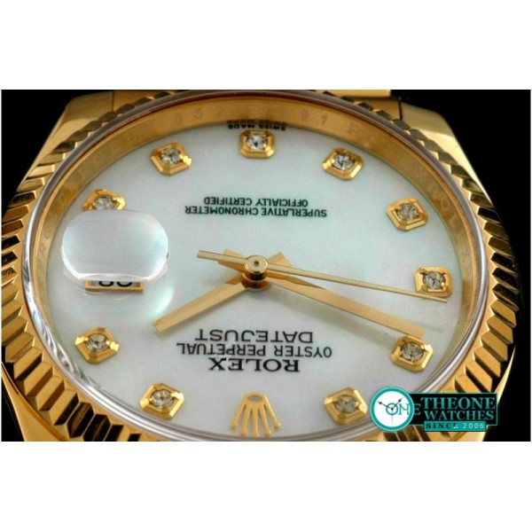 Rolex - 116238 MOP White Diam FG Swiss 2836