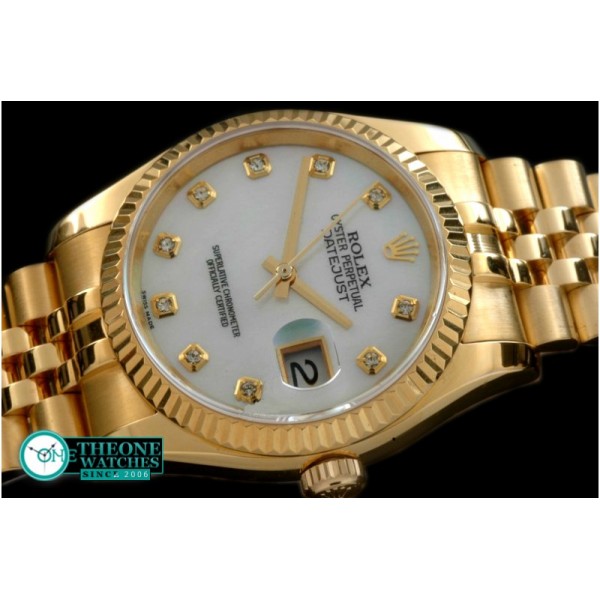 Rolex - 116238 MOP White Diam FG Swiss 2836