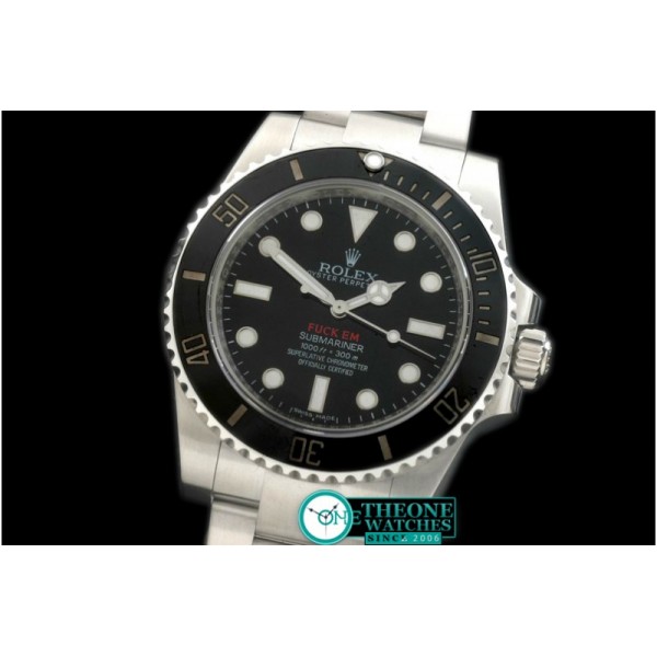 Rolex - 114060 Supreme FM SS Sub A-2836