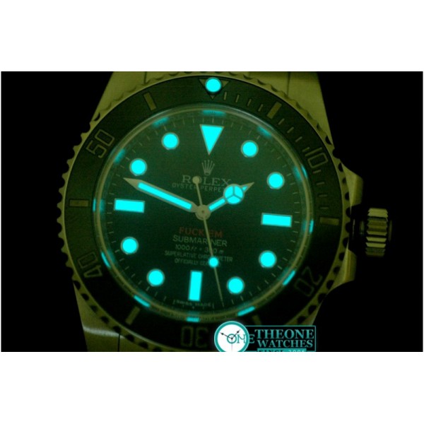 Rolex - 114060 Supreme FM SS Sub A-2836