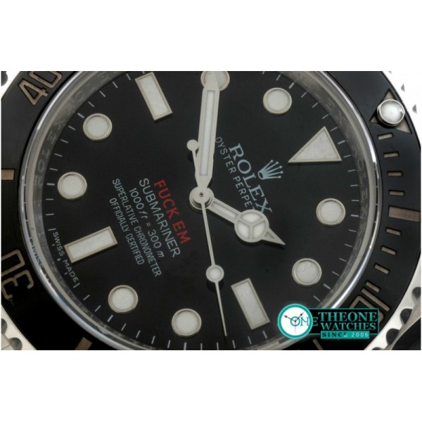 Rolex - 114060 Supreme FM SS Sub A-2836