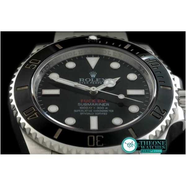 Rolex - 114060 Supreme FM SS Sub A-2836