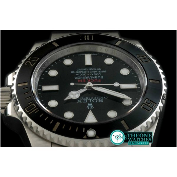 Rolex - 114060 Supreme FM SS Sub A-2836