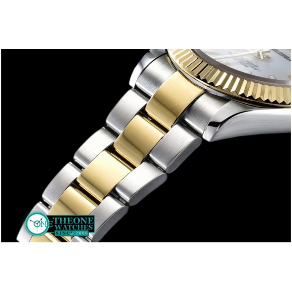Rolex - SS/YG Oyster M-White Stk Asian 2813