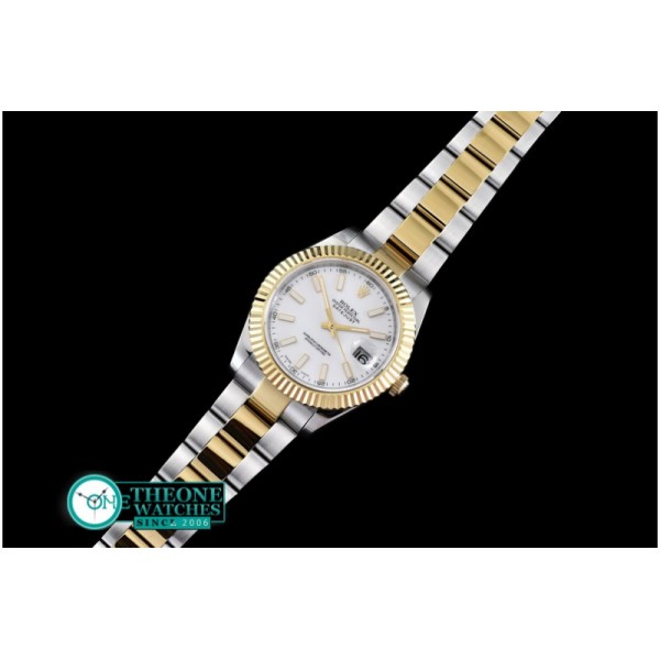Rolex - SS/YG Oyster P-White Stk Asian 2813