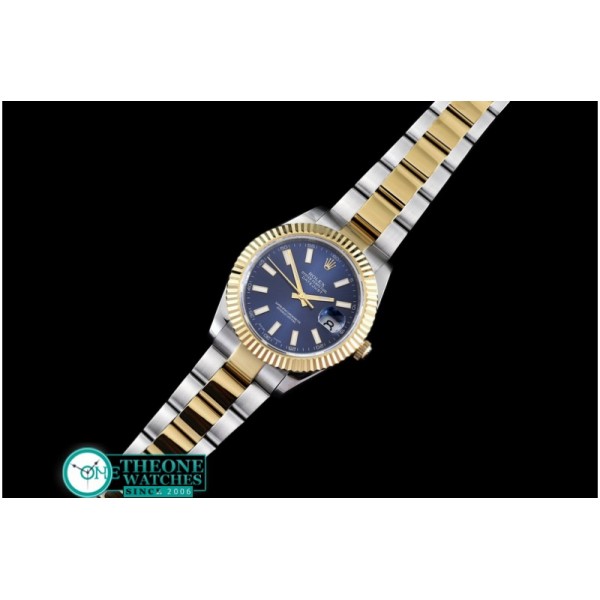 Rolex - SS/YG Oyster Blue Stk Asian 2813