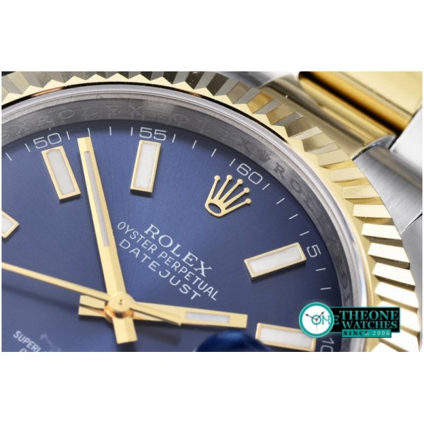 Rolex - SS/YG Oyster Blue Stk Asian 2813