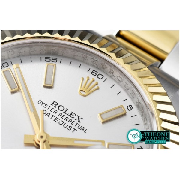 Rolex - SS/YG Oyster White Stk Asian 2813