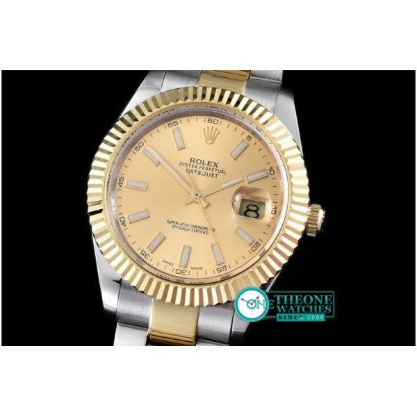 Rolex - SS/YG Oyster Gold Stk Asian 2813