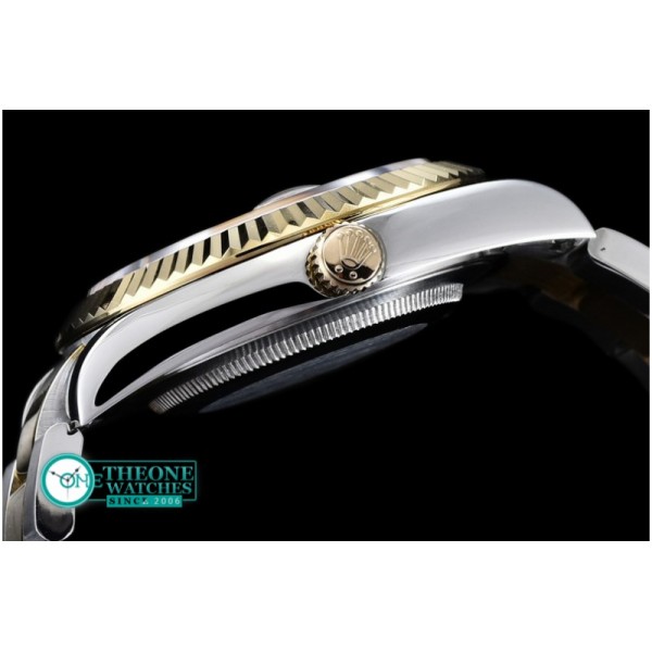 Rolex - SS/YG Oyster M-Black Stk Asian 2813