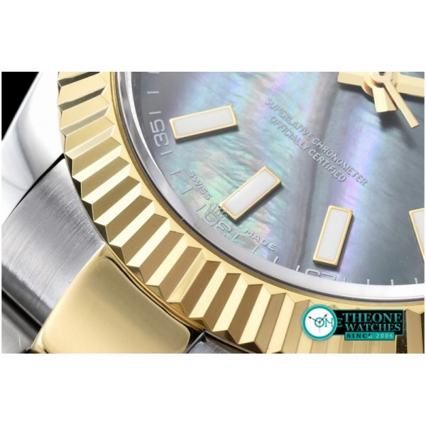 Rolex - SS/YG Oyster M-Black Stk Asian 2813