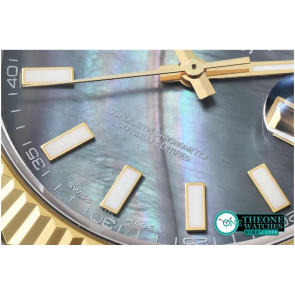 Rolex - SS/YG Oyster M-Black Stk Asian 2813