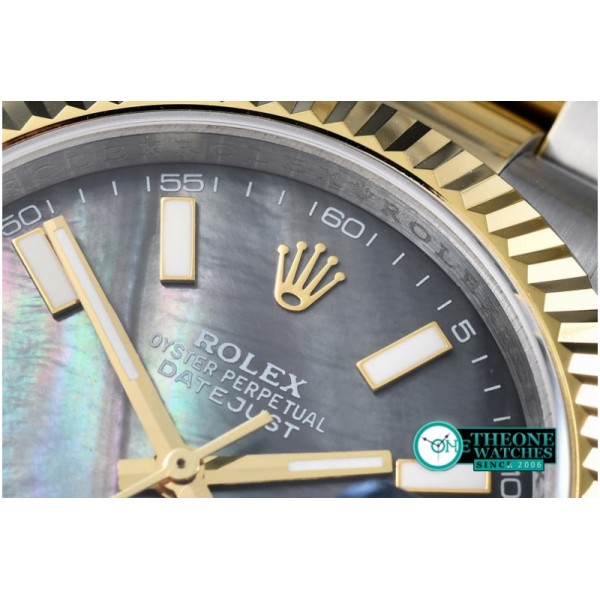 Rolex - SS/YG Oyster M-Black Stk Asian 2813