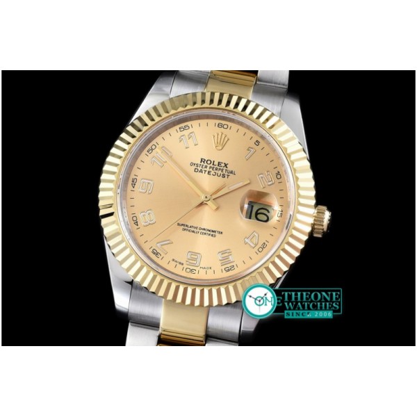Rolex - SS/YG Oyster Gold Num Asian 2813