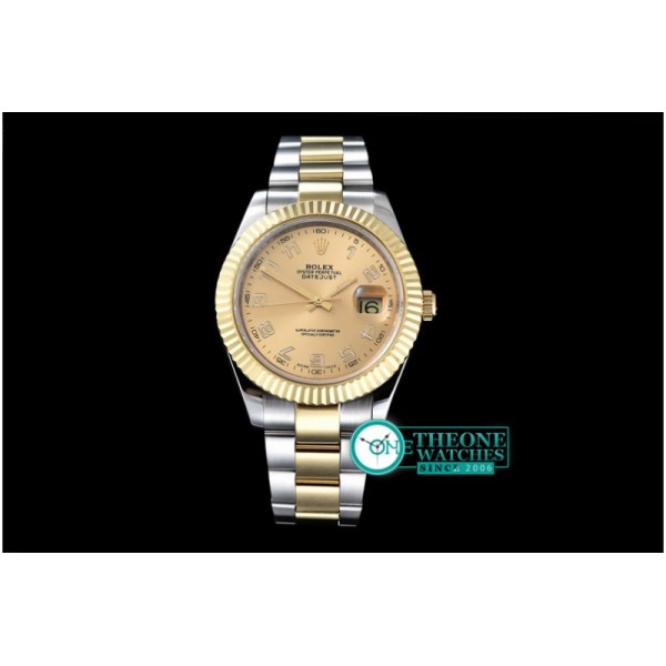 Rolex - SS/YG Oyster Gold Num Asian 2813