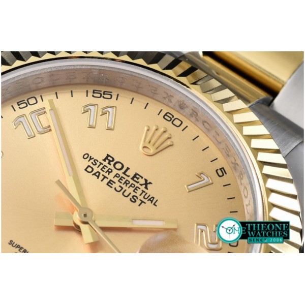 Rolex - SS/YG Oyster Gold Num Asian 2813