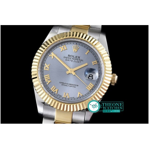 Rolex - SS/YG Oyster L-Blue Roman Asian 2813