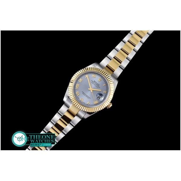 Rolex - SS/YG Oyster L-Blue Roman Asian 2813