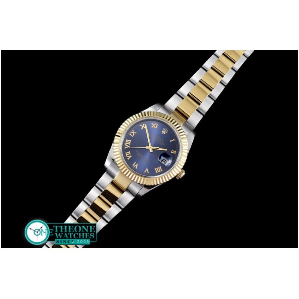 Rolex - SS/YG Oyster Blue Roman Asian 2813