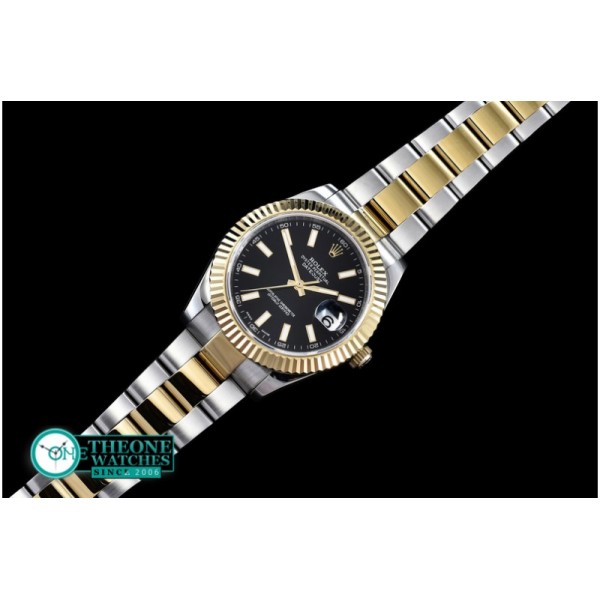 Rolex - SS/YG Oyster Blk Stk Asian Eta 2836-2