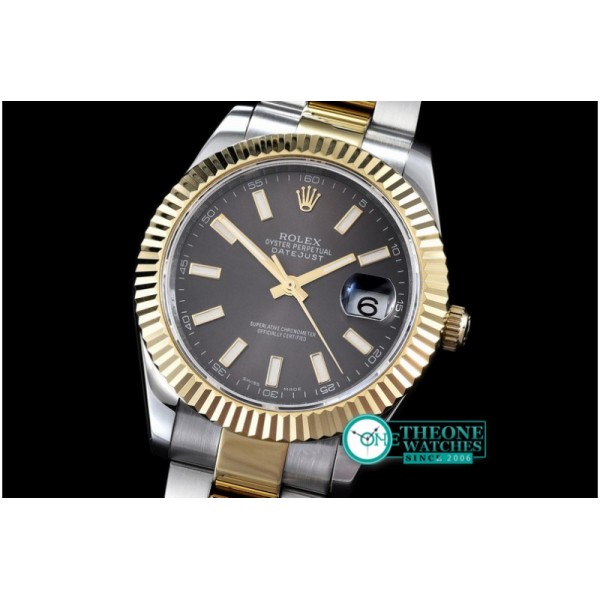 Rolex - SS/YG Oyster Grey Stk Asian Eta 2836-2