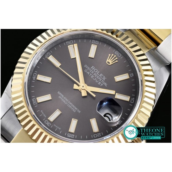 Rolex - SS/YG Oyster Grey Stk Asian Eta 2836-2