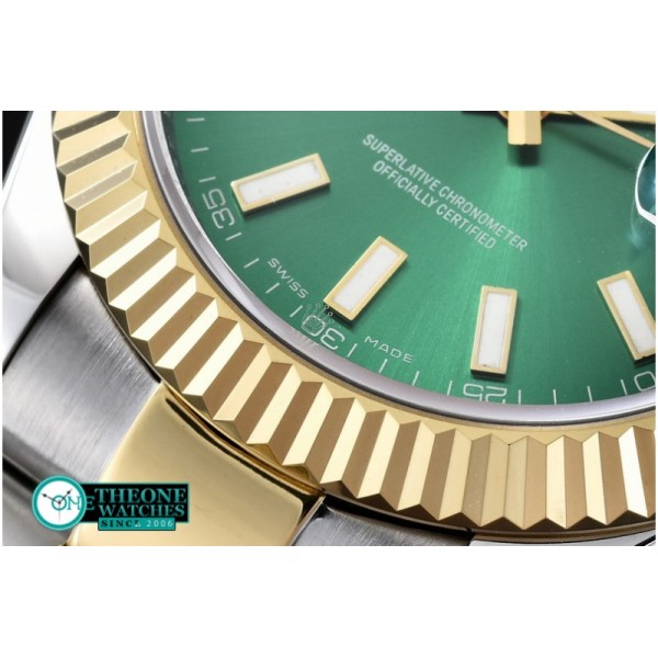 Rolex - SS/YG Oyster Green Stk Asian Eta 2836-2