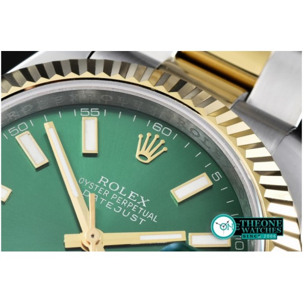 Rolex - SS/YG Oyster Green Stk Asian Eta 2836-2