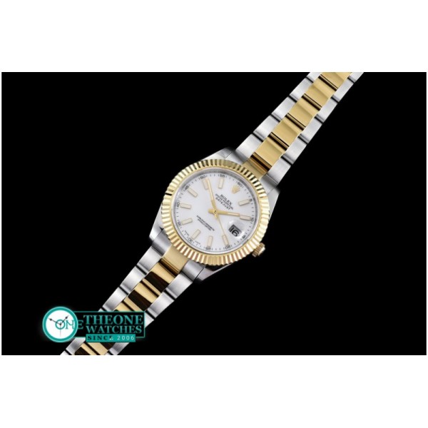 Rolex - SS/YG Oyster P-White Stk Asian Eta 2836-2